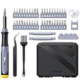 [Updated] Wesdut 52 in 1 Precision Screwdriver Set, [Super Durable] S2 Alloy Magnetic Screwdriver Repair Kit, Portable Mini Electronics Repair Tool for Phone Laptop PC Xbox Switch Watch Eyeglasses