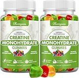 Creatine Monohydrate Gummies - 5g Creatine for Women Men, Enhanced Muscle Strength, Boost Focus and Endurance, Muscle Builder,L-Taurine + Vitamin B12,Vegan, Gluten-Free 160 Count