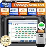 XTOOL D9S Automotive Scanner Diagnostic Tool, 2025 V2.0 Version with FCA AutoAuth, Upgrade of D9, Topology Map, Bidirectional Scan Tool, ECU Coding, 45+ Resets, DoIP/CAN FD, 3 Years Update