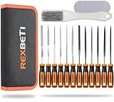 REXBETI 19Pcs Metal File Set - Jewelry Making & Precision Metalwork File