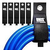 5 Pack Heavy Duty Large 13-inch Extension Cord Storage Organize Cables, Hoses, Power Cords, and Ropes with Extendable Cable Ties Strap Loop Hanger