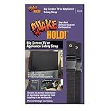 QuakeHOLD! 4508 Big Screen TV & Appliance Safety Strap, Anti-Tip Adhesive Straps, Earthquake, Fire, Flood Protection, for TVs and Furniture, Child Proofing for Home Safety, Easy Installation