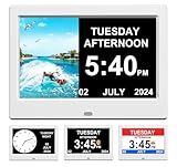 2026 Digital Clock with Dynamic Photo Frame Display Time, Date, Month, and Year Large-Font Clock for The Elderly