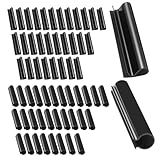 60Pcs Winter Pool Cover Clips for Above Ground Pools- 2 Shapes Pool Clips Pool Cover Clamps Black 4.7 Inch Wind Guard for Securing Tightly Cover Pool Clamps for Above Ground Pools