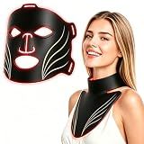 Aimilove Red Light Therapy Mask for Face & Neck,4 Modes,850nm NIR