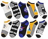 Buzz Aldrin NASA Themed No-Show Ankle Socks 5 Pair Set