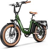 EUY 1500W Peak Electric Bike for Adults, 48V 20Ah Removable Battery Max Range 70Miles Electric Bicycle, 20''×4.0" Fat Tire Ebike,Fast Cargo Ebikes,Commute Mountain E-Bike UL Certified
