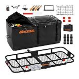Mockins 60"x24"x6" Heavy Duty Trailer Hitch Cargo Carrier w/ 500 Lbs. Cap