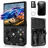 R36MAX Retro Handheld Game Console – 18,000+ Classic Games, 4.0" IPS Display, Linux System, 64GB Storage – Your Retro Gaming Console and The to Relive Timeless Classics.(Black)