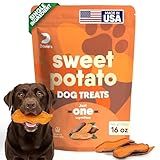 Davie's Sweet Potato Dog Treats - Healthy, Natural Dog Chews, Low Fat, 1 lb. Bag