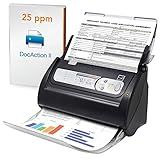 Plustek PS186 Desktop Document Scanner, with 50-Pages Auto Document Feeder (ADF). for Windows 7/8 / 10/11 (Intel/AMD only)