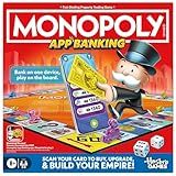 Monopoly App Banking Board Game | App-Enabled Game | Links to Smart Devices | Ages 8+ | 2 to 6 Players | 45 Mins. | Family Games for Kids | Christmas Stocking Stuffers