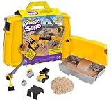 Kinetic Sand Construction Site, Moldable Play Sand Sensory Toys, Ages 3+