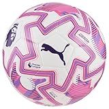 PUMA Unisex Orbita Match Premier League Soccer Ball (FIFA Quality), White-Multicolor AH25, 5