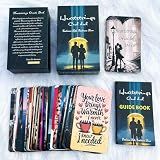 Heartstring Oracle Cards, Twin Flame Love Oracle Cards, Oracle Deck and tarot cards for Beginners, 56 card with a detailed guidebook, emotional growth, reflections, journal prompts, affirmations