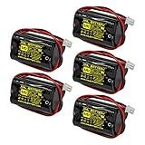 XML Battery (5 Pack BL93NC487 4.8v 700mAh Ni-CD Rechargeable Battery Pack Replacement for Exit Sign Emergency Light