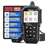 VDIAGTOOL VD30 Pro Car Code Reader, OBD2 Scanner Diagnostic Tool for Cars and Trucks, Check Engine Code Reader, OBD2 Scanner with Reset, escaner automotriz I/M Readiness for All OBDII Vehicles