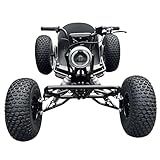 Electric Go Kart for Outdoor Recreation, 48V 1500W Off-Road, 10.4Ah, 8" Alloy Wheels, 3-Speed, LED, 440 lb Capacity — Charger Included (Black)