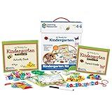 Learning Resources All Ready for Kindergarten Readiness Kit for Kids Ages 4+ Learning Activities for Kids, Kindergartner Prep Materials, Homeschool Supplies