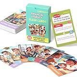 Financial Literacy Flash Cards - Great for Teaching Kids Through Middle School - 54 Educational Money & Learning Resources - Teach Cashflow, Stock, Debit, Saving & Budgeting