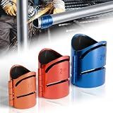 Pro Pipe Cutting Guide Kit, Metal Pipes Saddle Template for Angle Cuts