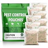 LAQDECDV Pest Control, Mouse Repellent Pouches, Rodent Repellent, Mice Repellant Indoor, Peppermint Mice to Repel Spider, Ant, Roach & Mosquito, Rat Repellant Outdoor, Keep Mouse Out of Camper-8P