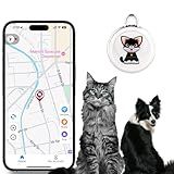 NGXDFL GPS Tracker for Dogs, Mini Cat GPS Tracker, Positioning Smart Alarm Pet Tracker, Waterproof and Drop-Proof, Extra Long Battery Life of 365 Day, No Subscription