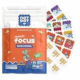 NATPAT Focus Patch Focus Enhancing Stickers for Kids and Adults - Healthy Brain Supports for Attention, Focus, and Concentration - Chemical and Drug Free - 24 Count - BuzzPatch Natural Patch