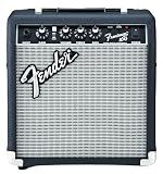 Fender Frontman 10G Electric Guitar Amplifier, 10-Watt Practice Amp with 6" Speaker, Built-in Overdrive, Headphone Jack & Aux Input, Black/Silver, with 2-Year Warranty