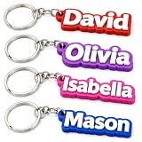 CDBUY Custom 3D Printed Name Tag Keychain for Backpacks and Water Bottles
