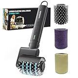Leebein Electric Grill Brush for Outdoor, 2026 Upgraded BBQ Grill Cleaner with 3 Heads, 3-Speed & Angle Adjust Cordless Rotary Grill Brush, 150Mins Runtime Grill Cleaning Brush for Barbecue Grates