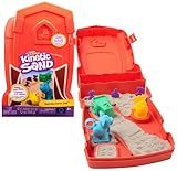 Kinetic Sand, Sandy Farm Set with 12oz Play Sand, 6 Tools & Molds, Reusable Barn Storage Case, Toddler Toys, Kids Toys for Girls & Boys Ages 3 and up