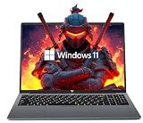 KAIGERR Laptop, New Laptop Computer with Intel Quad-Core Processor(Up to 3.4GHz), 16GB RAM 512GB NVMe SSD, 16.0inch Windοws 11 Laptop 1920P FHD Display, WiFi 6, USB3.2, Type_C