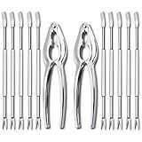 Artcome 12 Pieces Seafood Tools Set including 2 Lobster Crab Crackers and 10 Forks