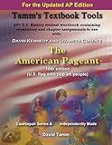 The American Pageant 16th Edition+ (AP* U.S. History) Activities Workbook: Daily Assignments Tailor-Made to the Kennedy/Cohen Textbook (Tamm's Textbook Tools)