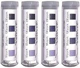 Chlorine Test Strips for Restaurants & Food Services, 4 x Vial of 100 Sanitizer Testing Kits, Precise Bleach Test Strips, 0-200 PPM Testing Kit for Sanitizing Solutions by FryOilSaver Co. FMP 142-1362