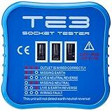 Knightsbridge TE3 Test Equipment BS1363 Socket Tester, Blue