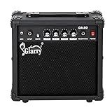 GLARRY Electric Guitar Amp, Portable Guitar Tube Amp with Headphone MP3 Input, 20W Practice Guitar Combo Amplifier Speaker Accessories with Bass, Volume, Treble, and Middle Controls