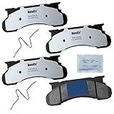 Bendix Fleet Metlok MKD120FM Semi-Metallic Front Brake Pads for Select Models Ford E-250 Econoline, Econoline Club Wagon, E-350 F-250, F-350, P-350