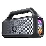 Soundcore Boom 2 by Anker, 80W Outdoor Bluetooth Speaker, 24H Playtime