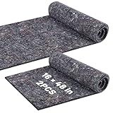 U0U 2 Pcs Dishwasher Insulation Blanket,Cotton Dishwasher Sound Insulation,Dishwasher Sound Shield for Walls Pipe Attic Roof Dishwasher (Gery, 16x48x0.2 Inches/2Pcs)