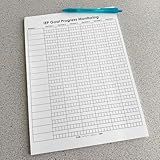 Mrs. D's Corner IEP Goal Progress Monitoring Data Notepad | Multi-Student Trial Tracking | 50 Pages 8.5"x11" | Special Education Teacher Data Sheets [Flexibound]