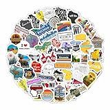 BulbaCraft Wisconsin Stickers for Water Bottle and Laptop - Wisconsin Party Favors & Decorations, Waterproof Vinyl Decals, State Pride and Icon Stickers, Gifts for Women & Men