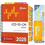 Upgraded Index Tabs for AAPC Version ICD-10-CM Expert 2025 The Complete Official Codebook, 72 Color Coded Laminated,50 Coding and 22 Blanks Tabs,with Alignment Guide, Bookmarker(Book not Included)