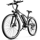 1500W Electric Bike for Adults, Ebike with 7-Speed, 26" Tires and Front Fork Suspension, 480Wh Removable Battery, 65Miles 25MPH Electric Bicycle for Commute, Lightweight Electric Mountain Bike