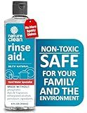 Nature Clean All Natural Dishwasher Rinse Aid Cleaner, Liquid Dishwasher Rinse Agent for Spot-Free Glass & Cutlery in Hard Water, Non Toxic Dish Washer Rinse Aid & Stain Remover, 8 oz/250ml, Pack of 1