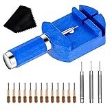 cridoz Watch Link Removal Tool Kit - Replacement Pins and Pin Punches for Bracelet Sizing, Strap Adjustment and Repair