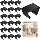 Blulu 10 Pieces Patio Furniture Clips Outdoor Furniture Sofa Clips 2.4 D x 1.4 W x 1.22 H Rattan Clamps Wicker Chair Fasteners, Connect The Sectional or Module Couch