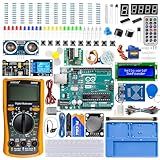 SunFounder Inventor Lab Starter Kit with Original Arduino Uno R3 REV3 Multimeter 34 Projects 40+Video Courses RAB Breadboard Holder Battery, RoHS Compliant, for Beginners & Engineers