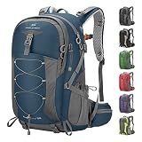 Maelstrom Hiking Backpack,Camping Backpack,50L Waterproof Hiking Daypack with Rain Cover,Lightweight Travel Backpack,Blue